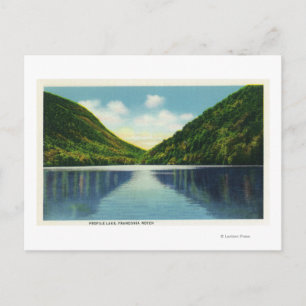 Franconia Notch State Park View of Profile Sjö Vykort