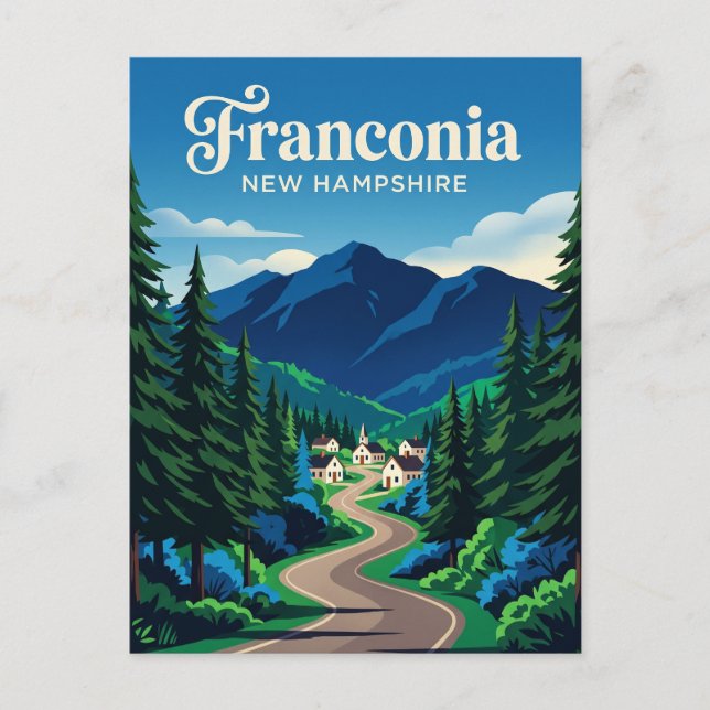 Franconia USA Vykort (Framsida)