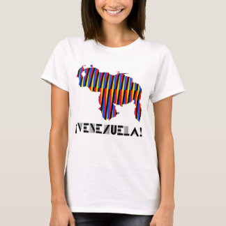 FRANELA VENEZUELA MAPA CRUZ DIEZ T SHIRT