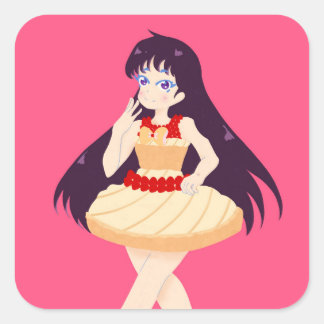 Frangi Mars Fyrkantigt Klistermärke