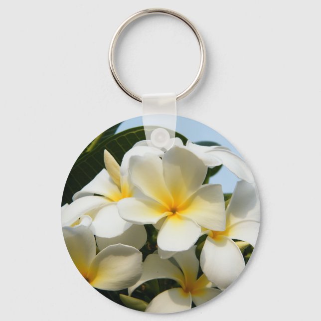 Frangipani Bliss Nyckelring (Framsida)
