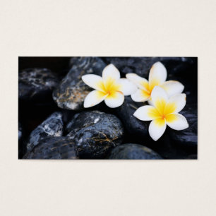 Frangipani-blommor Visitkort