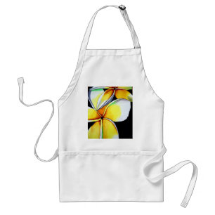 Frangipani blomst konst förkläde