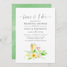 Frangipani, exotisk vattenfärg, brinner innan jag  inbjudningar