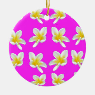 Frangipani_,_ Julgransprydnad Keramik