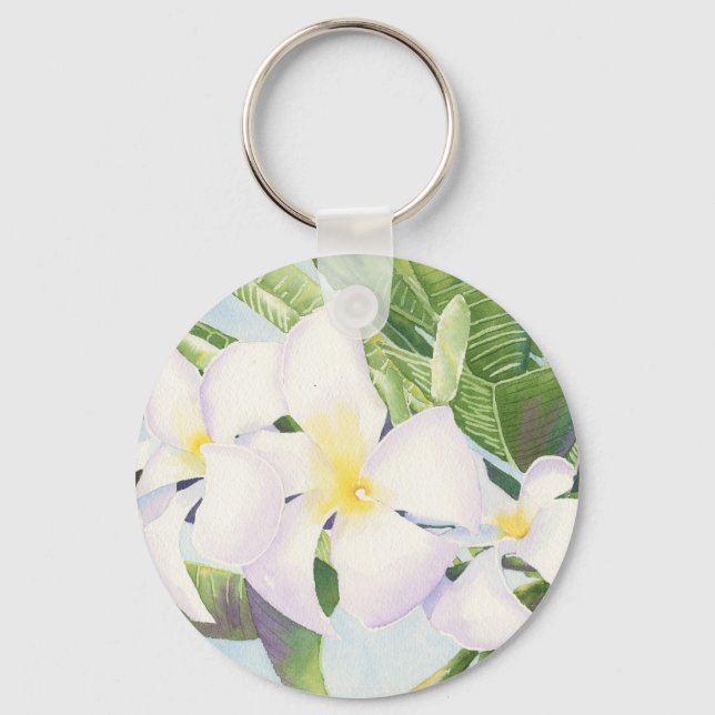 Frangipani Keychain Nyckelring (Framsida)