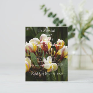 Frangipani Möhippa Inbjudningar