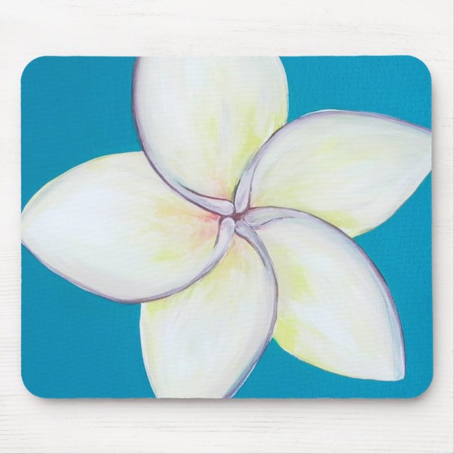 Frangipani Mousepad Musmatta (Framsidan)
