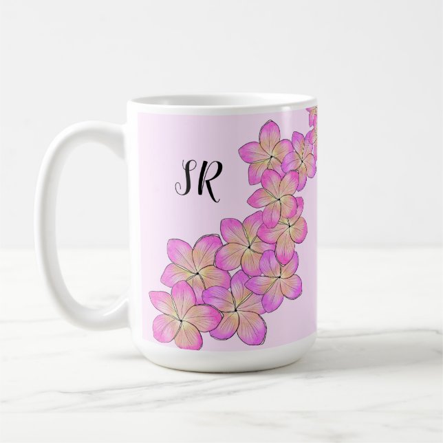 Frangipani Personlig Kaffemugg (Vänster)