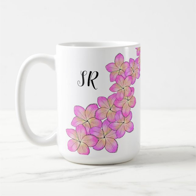 Frangipani Personlig Kaffemugg (Vänster)
