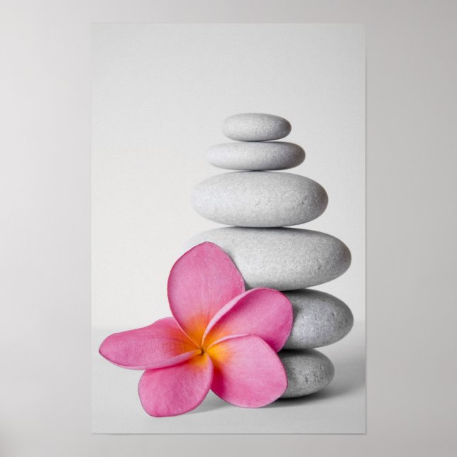 Frangipani Zen Poster (Framsidan)