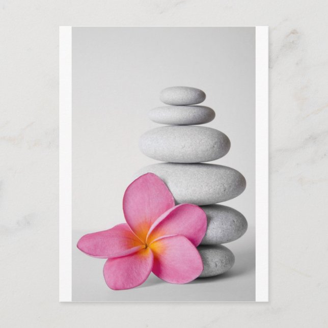 Frangipani Zen Vykort (Framsida)