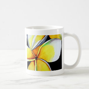 Frangipanis blomart mugg