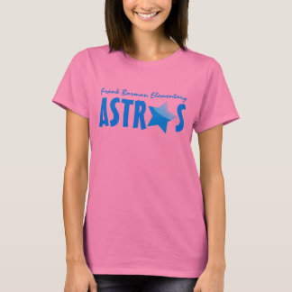 Frank Borman Elementary Blue Stat Astros Shirt Tee