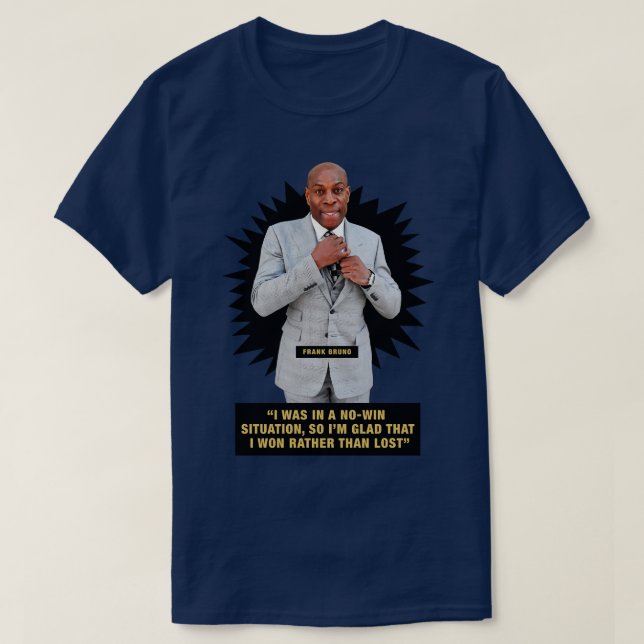 Frank Bruno T Shirt (Design framsida)