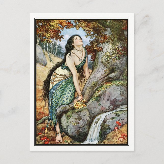 Frank C. Papé Pape - Ilya Meets Svyatogor Vykort (Framsida)