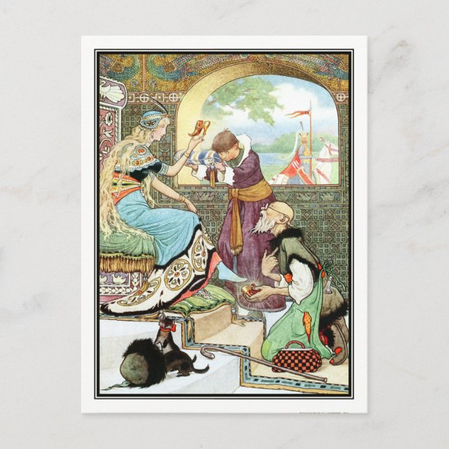 Frank C. Papé Pape - Rysk saga bok Vykort (Framsida)