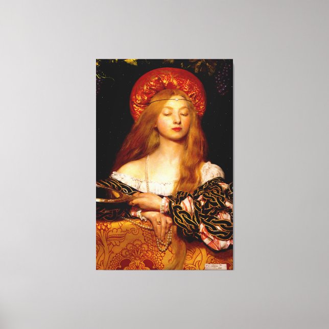 FRANK CADOGAN COWPER | VANITY 1907 Pre-Raphaelites Canvastryck (Framsida)