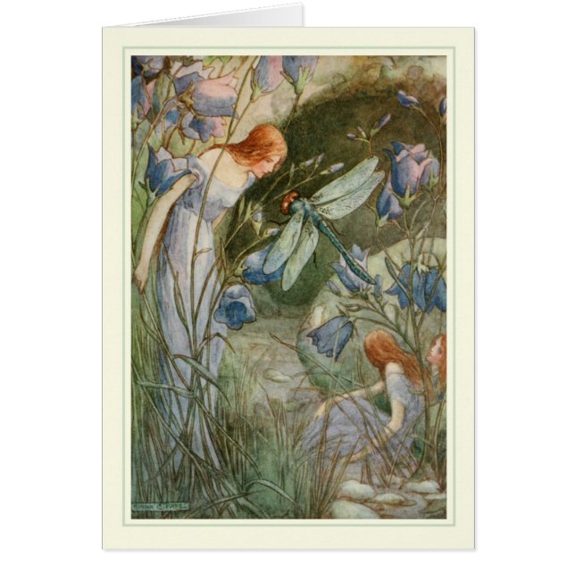 Frank Cheyne Papé illustration Hälsningskort (Framsidan)