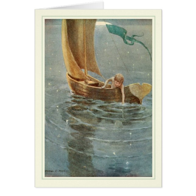 Frank Cheyne Papé illustration Hälsningskort (Framsidan)