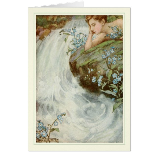 Frank Cheyne Papé illustration Hälsningskort (Framsidan)