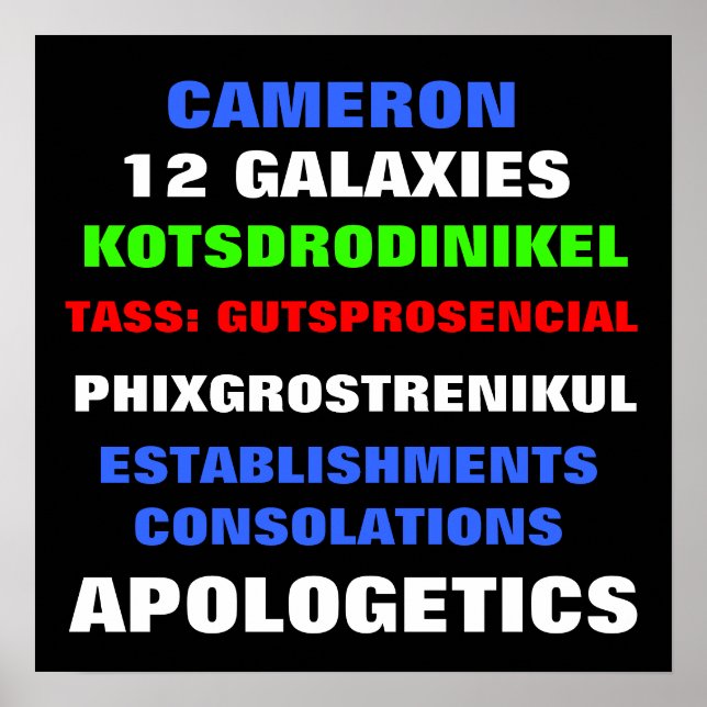 Frank Chu Sign Poster (Framsidan)