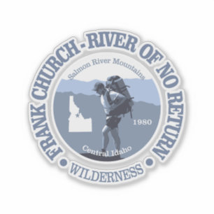 Frank Church-River of No Return WA (BG) Klistermärken