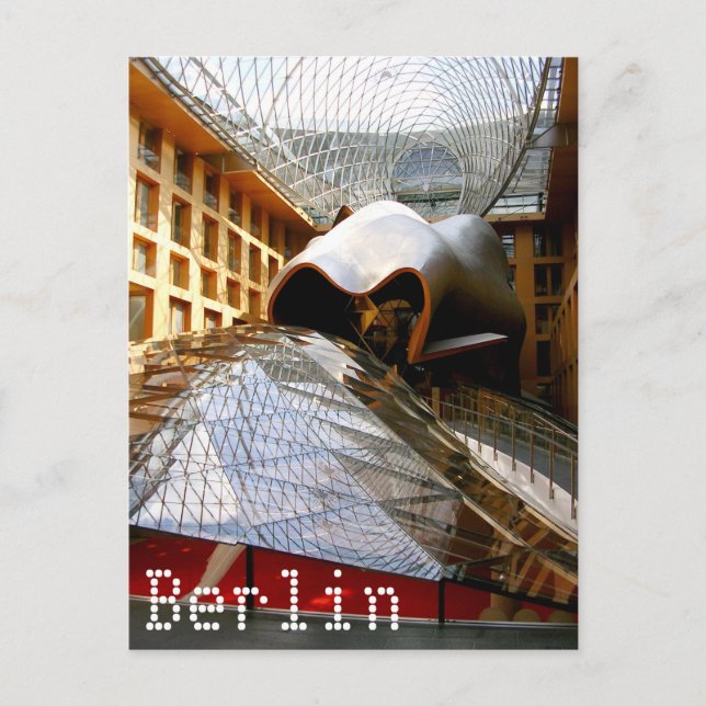Frank Gehry i Berlin, Tyskland Vykort (Framsida)