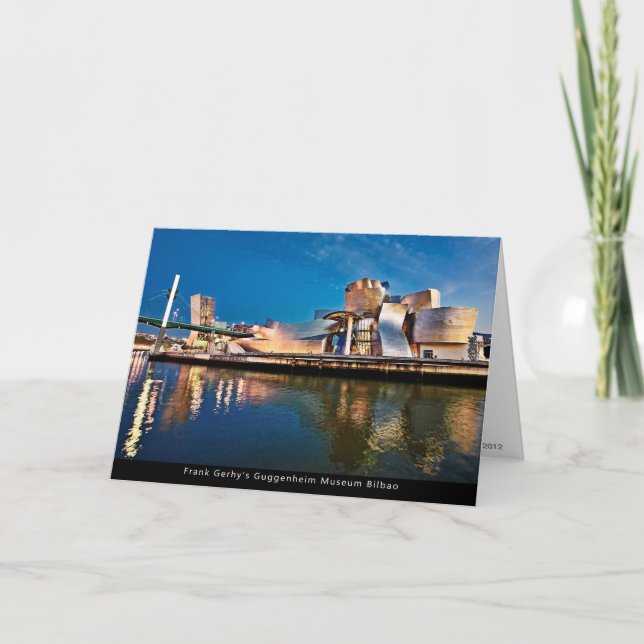 Frank Gerhys Guggenheim Museum Bilbao Kort (Framsida)