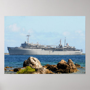 Frank kabel för USS (SOM 40) Poster