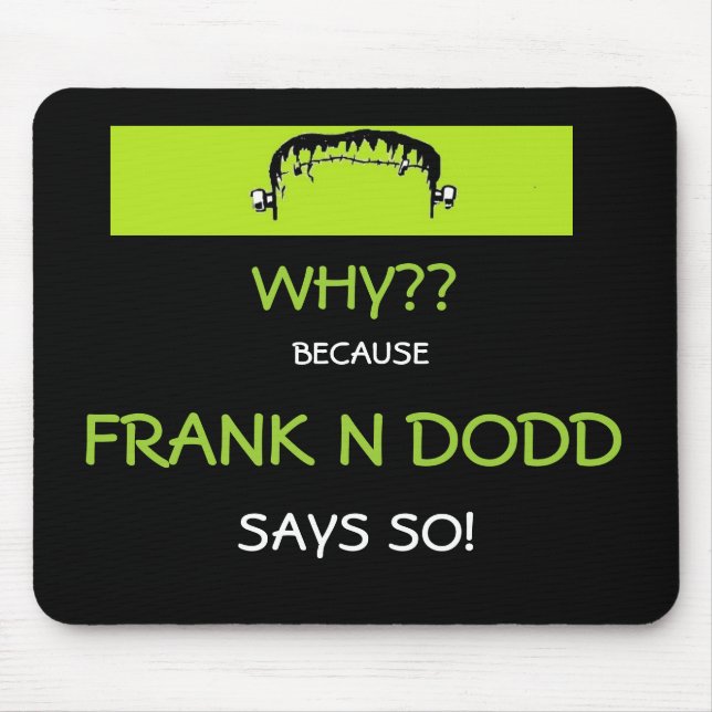 Frank mousepad för N Dodd Musmatta (Framsidan)