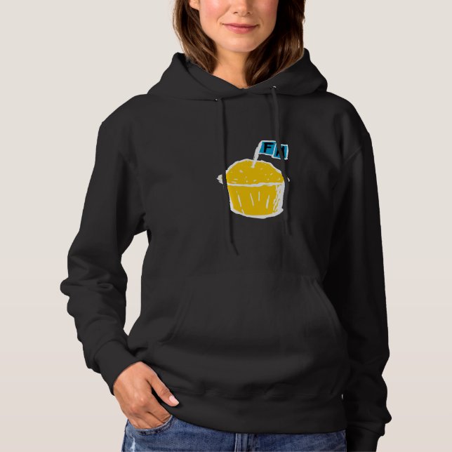 Frank Muffin Hoodie Tee Shirt (Framsida)