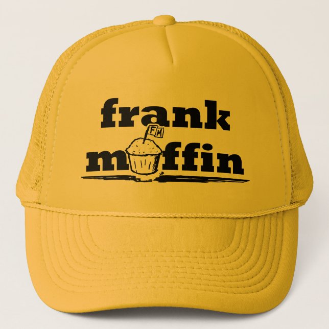 Frank muffinlogotyptruckerkeps keps (Framsida)
