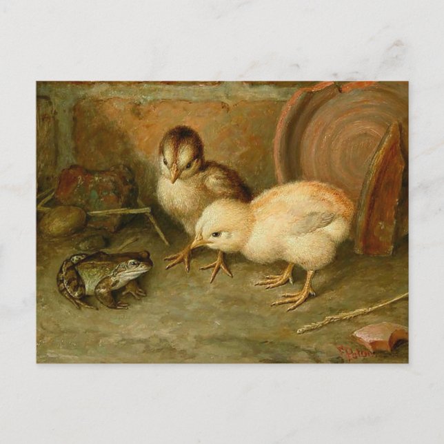 Frank Paton - Du är ingen kyckling vykort (Framsida)