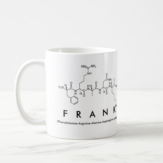 Frank peptidenamnmugg kaffemugg (Vänster)