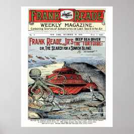 Frank Read Jr Futurist Sci-Fi, utgåva 1-8, 1902 Poster