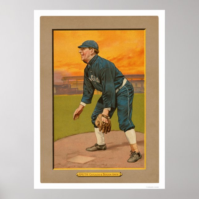 Frank Smith White Sox Baseball 1911 Poster (Framsidan)
