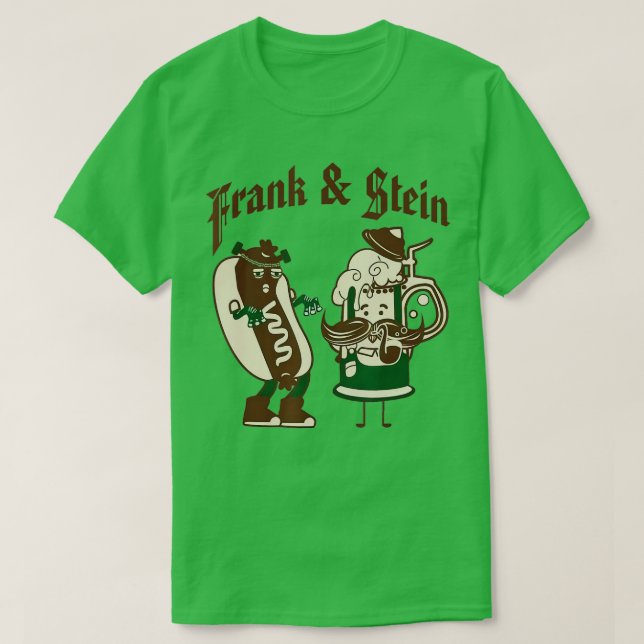 Frank & Stein Oktoberfest Beer Festival T Shirt (Design framsida)