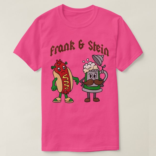 Frank & Stein Oktoberfest German Beer Festival T Shirt (Design framsida)