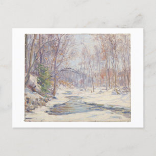 Frank T. Hutchens Painting, "En vintermorgon" Vykort