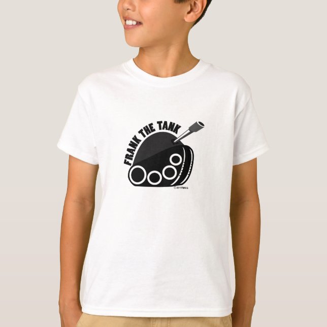 Frank Tank Logotyp Kids T-Shirt (Framsida)