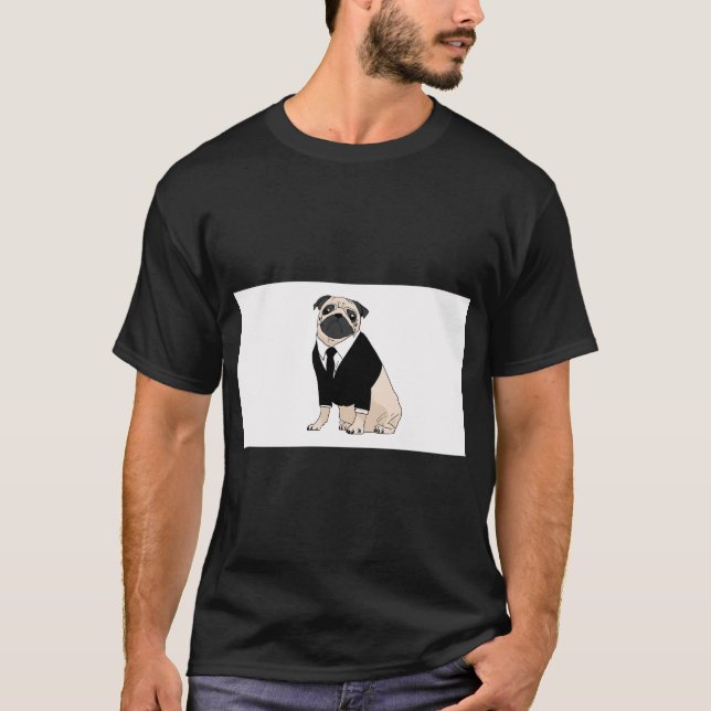 Frank the Pug T Shirt (Framsida)