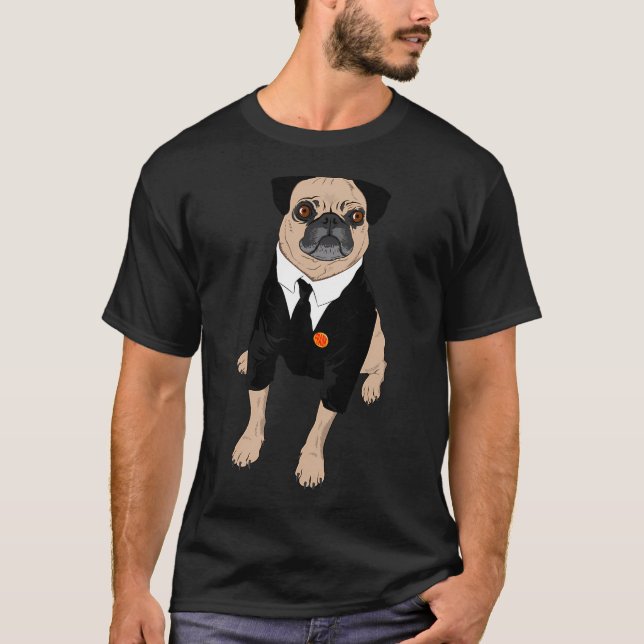 Frank the Pug T Shirt (Framsida)