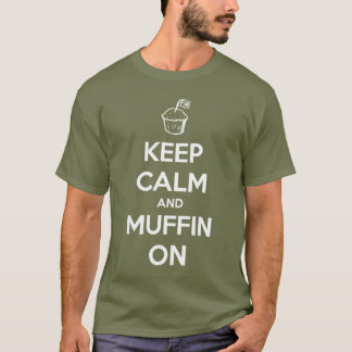 Frank utslagsplats för muffinbehållalugn t shirt