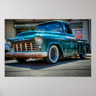 Franke Construction Company Råtta Chevy Poster