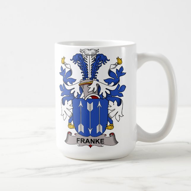 Franke familjvapensköld kaffemugg (Höger)