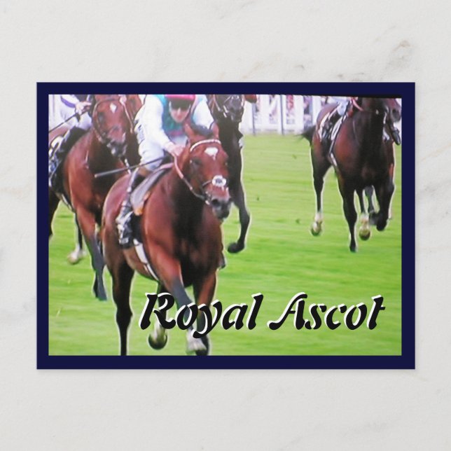 Frankel på Royalet Ascot Diamond Jubilee vykort (Framsida)