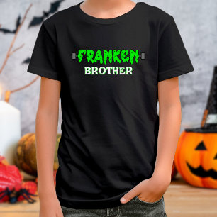Franken Brother Kids Frankenstein Halloween T Shirt