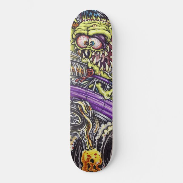 Franken Fink likbils skateboarddäck Mini Skateboard Bräda 18,5 Cm (Framsida)