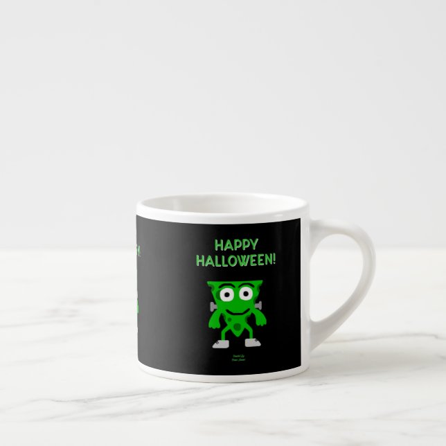 FrankenCheese Halloween Hälsning Espresso Mugg Espressomugg (Höger)